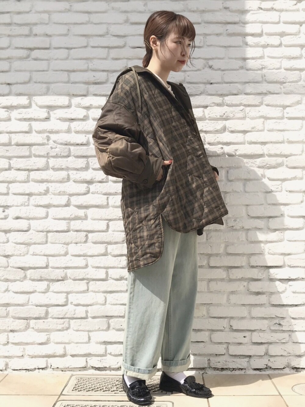 CHILD WOMAN - リバーシブル フードブルゾン CHILD WOMAN（チャイルドウーマン）の「【2WAY】PEキルト