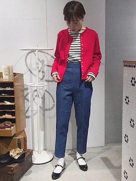 「フレンチカジュアル」｜Iwaさん（レディース・160cm）の冬コーディネート