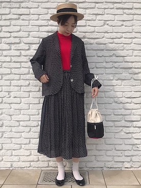 Iwaさん(レディース・160cm)の春コーディネート