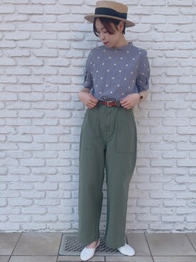 「チャイルドウーマン」｜Iwaさん（レディース・160cm）の春コーディネート
