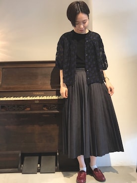 「かっちりスタイル」｜Iwaさん（レディース・160cm）の秋コーディネート