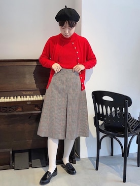 「アンサンブル」｜Iwaさん（レディース・160cm）の秋コーディネート