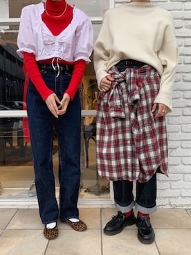 Iwaさん（レディース・160cm）の冬コーディネート