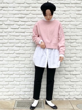 Iwaさん（レディース・160cm）の冬コーディネート