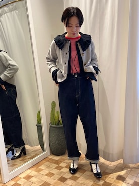 Iwaさん（レディース・160cm）の冬コーディネート