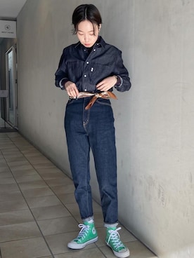 Iwaさん（レディース・160cm）の冬コーディネート