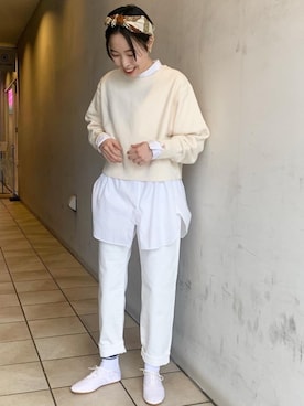 Iwaさん（レディース・160cm）の冬コーディネート