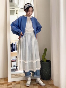 「チャイルドウーマン」｜Iwaさん（レディース・160cm）の春コーディネート