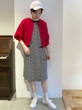 「フレンチカジュアル」｜Iwaさん（レディース・160cm）の夏コーディネート