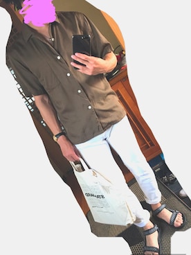 やぎーにょさん（メンズ・170cm）の夏コーディネート