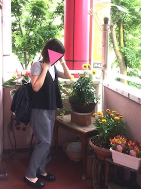 「SEVENDAYS=SUNDAY（セブンデイズサンデイ）のアイテム（アクセサリー）」を使った、mambeさん（レディース・153cm）の春コーディネート