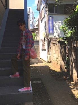 Ringringさん（メンズ・172cm）の夏コーディネート