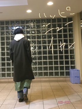 「プルオーバーパーカー」｜「アイテム（スウェット）」を使った、Ringringさん（メンズ・172cm）の冬コーディネート
