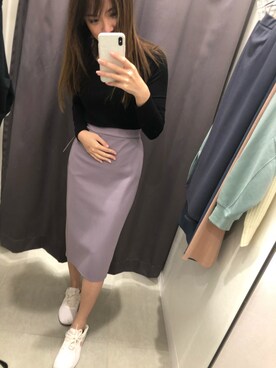 Emmaさん（レディース・155cm）の冬コーディネート