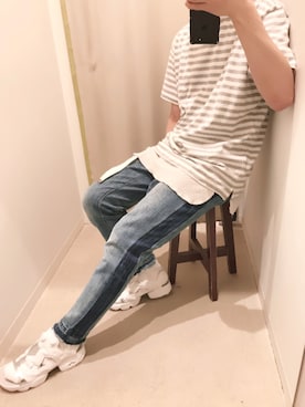 ㍿進 義嗣さん（メンズ・165cm）の春コーディネート