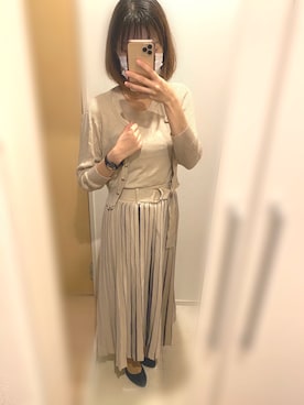 「REDYAZEL（レディアゼル）のアイテム（オールインワン・サロペット）」を使った、saraさん（レディース・160cm）の春コーディネート