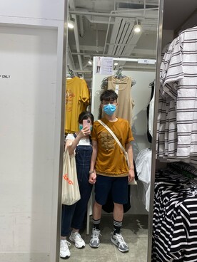 「adidas Originals（アディダスオリジナルス）の【adidas Originals】OZWEEGO W（スニーカー、ホワイト系）」を使った、Alice Shekさん（レディース）の夏コーディネート