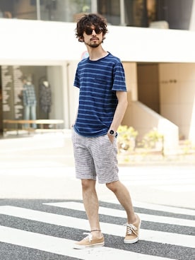nano・universe  WEB さん（メンズ・178cm）の夏コーディネート