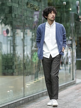 nano・universe  WEB さん（メンズ・178cm）の秋コーディネート