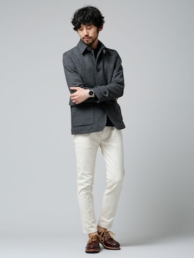 nano・universe  WEB さん（メンズ・178cm）の秋コーディネート