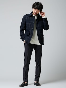 nano・universe  WEB さん（メンズ・178cm）の秋コーディネート