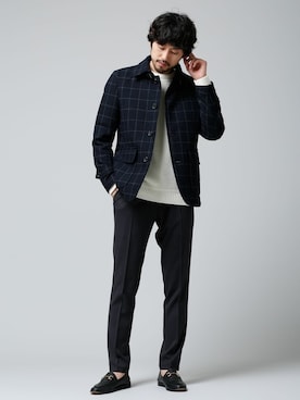nano・universe  WEB さん（メンズ・178cm）の冬コーディネート