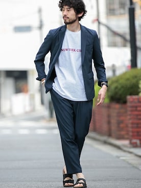 「APC」｜nano・universe  WEB さん（メンズ・178cm）の春コーディネート