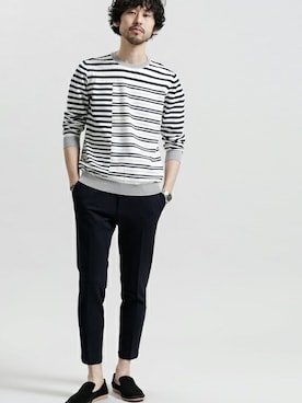 「マリン」｜nano・universe  WEB さん（メンズ・178cm）の春コーディネート