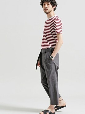 nano・universe  WEB さん（メンズ・178cm）の春コーディネート