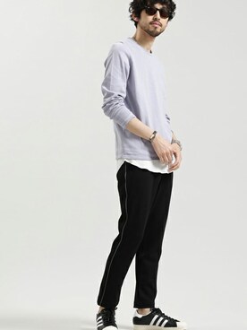 nano・universe  WEB さん（メンズ・178cm）の春コーディネート