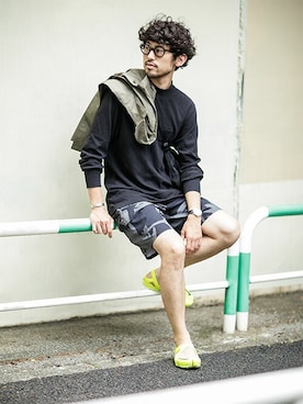 「quiksilver」｜nano・universe  WEB さん（メンズ・178cm）の夏コーディネート
