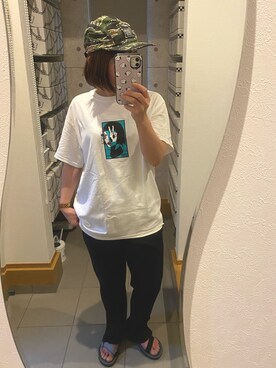 「Marc by Marc Jacobs（マークバイマークジェイコブス）のアイテム（アナログ腕時計）」を使った、ティナさん（レディース・155cm）の夏コーディネート