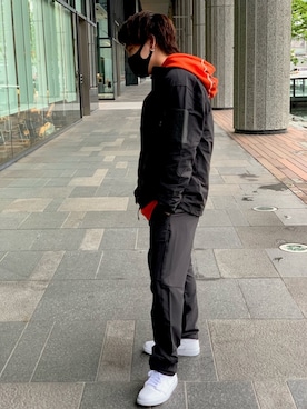 「ファッションの力を信じよう」｜「アイテム（ミリタリージャケット）」を使った、AOIさん（メンズ・171cm）の秋コーディネート