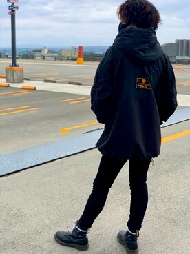「AVIREX（アヴィレックス）のアイテム（ブルゾン）」を使った、AOIさん（メンズ・171cm）の冬コーディネート