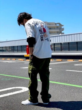 「ファッションの力を信じよう」｜「アイテム（レッグウェア）」を使った、AOIさん（メンズ・171cm）の春コーディネート