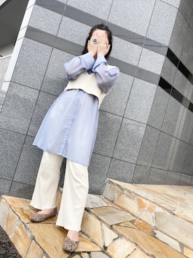 「BEAMS（ビームス）のアイテム（リング）」を使った、まこさん（レディース・156cm）の秋コーディネート