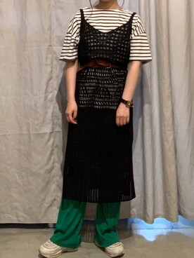 あんみさん（レディース・156cm）の夏コーディネート