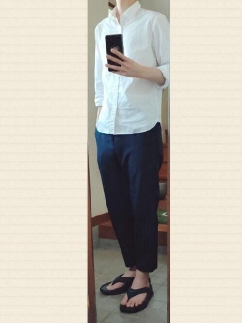 マサユメ 無印良品のシャツ ブラウスを使ったコーディネート Wear マサユメ 無印良品のシャツ ブラウスを使ったコーディネート Wear