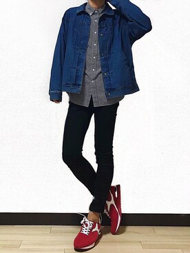 しのさん（メンズ・172cm）の秋コーディネート