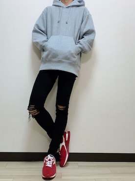 「Jade（ジェイド）のアイテム」を使った、しのさん（メンズ・172cm）の秋コーディネート