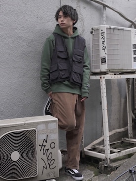 しのさん（メンズ・172cm）の冬コーディネート