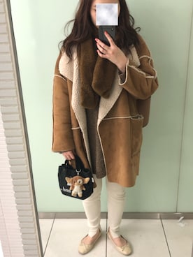 「niko and...（ニコアンド）のアイテム（雑貨/ホビー）」を使った、🤳🏻さん（レディース・156cm）の冬コーディネート
