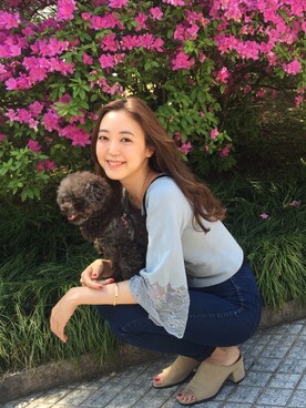 半田 麗さん(レディース・165cm)の春コーディネート