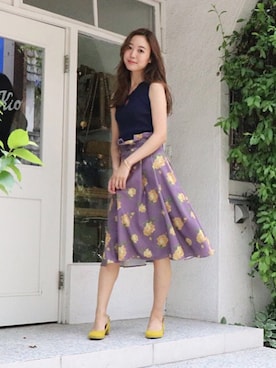 半田 麗さん（レディース・165cm）の夏コーディネート