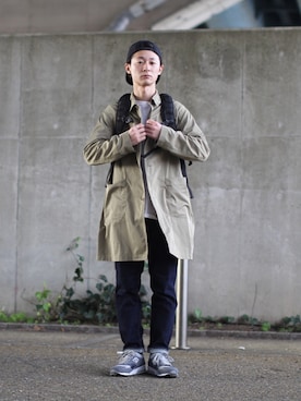 「New Balance」｜大川さん（メンズ・174cm）の冬コーディネート