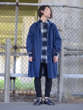 「Paraboot」｜大川さん（メンズ・174cm）の秋コーディネート