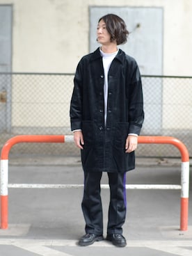 「Paraboot」｜「アイテム（ブーツ）」を使った、大川さん（メンズ・174cm）の秋コーディネート
