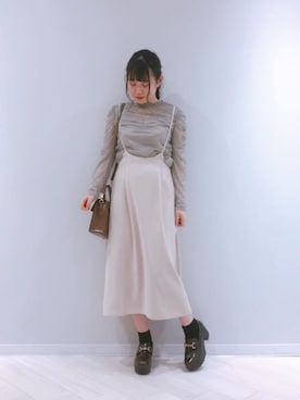 マジェスティックレゴンルミネ立川店スタッフさん（レディース・157cm）の秋コーディネート