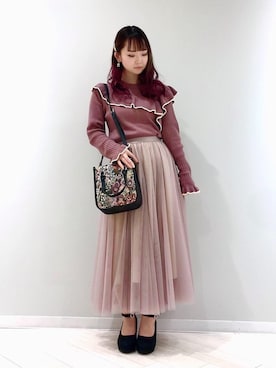 マジェスティックレゴンルミネ立川店スタッフさん(レディース・50cm)の秋コーディネート