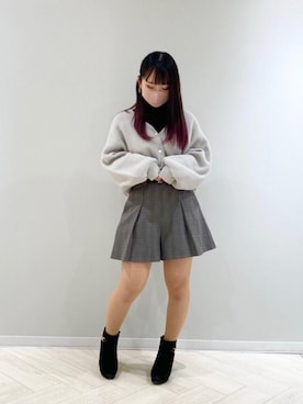 マジェスティックレゴンルミネ立川店スタッフさん（レディース・150cm）の冬コーディネート